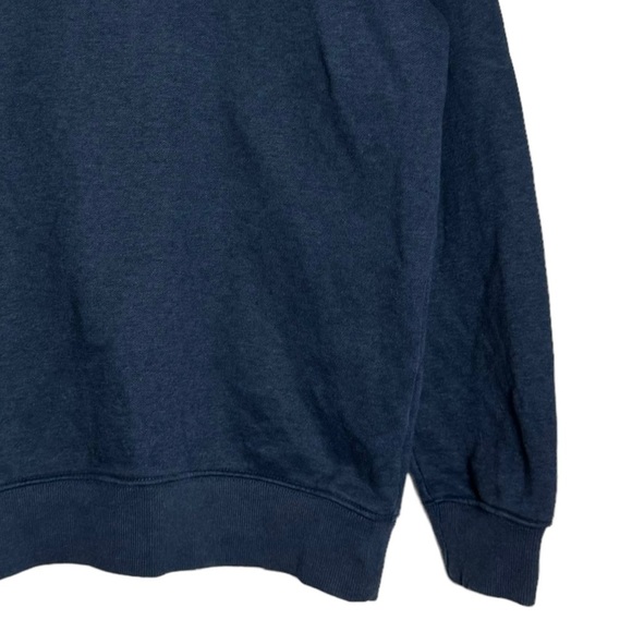 Columbia Hart Mountain II 2 Crew Neck Ribbed Cuffs and Waistband Heather Navy M - Picture 9 of 16